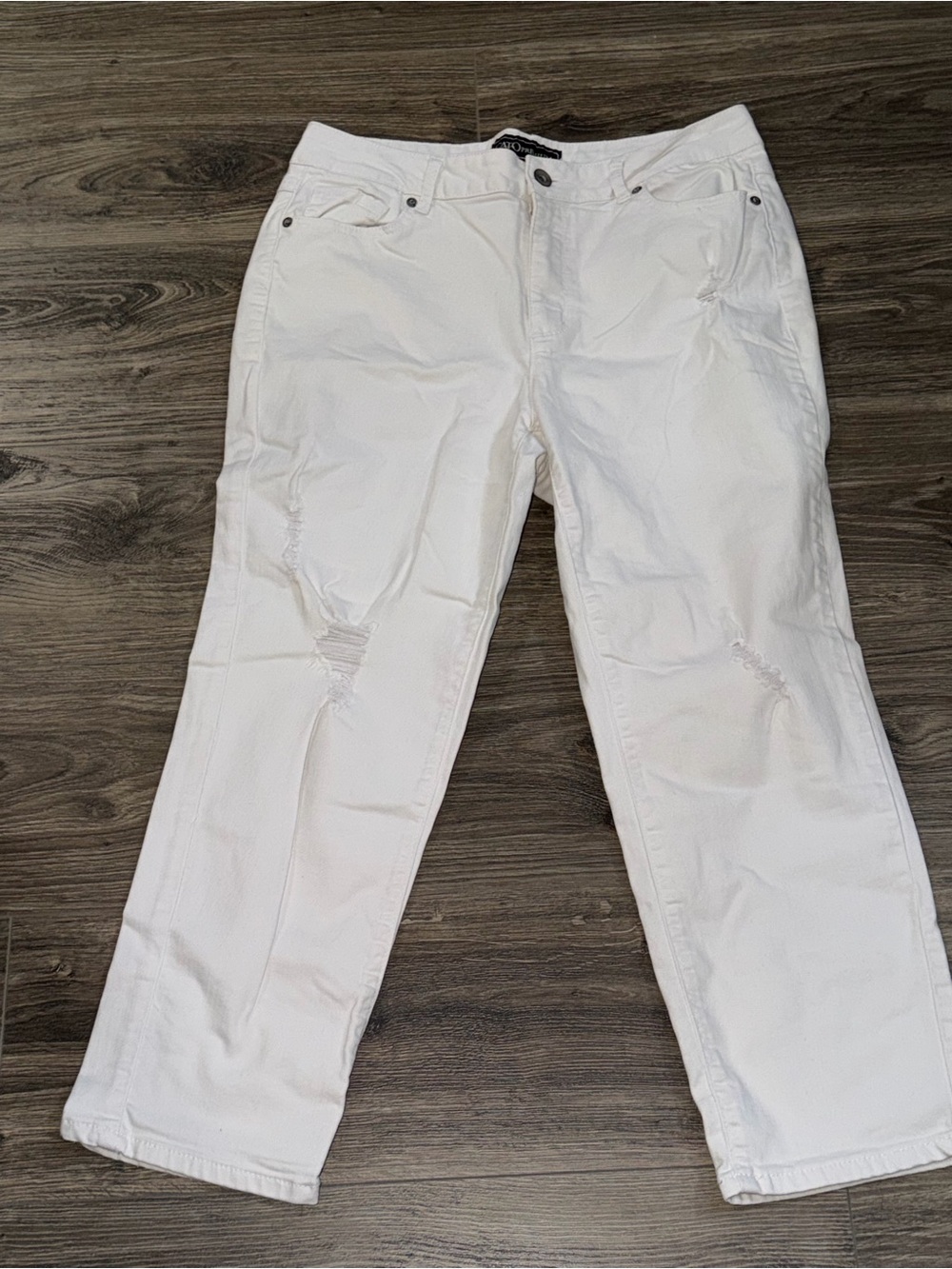 🎊Cato Premium White Denim Jeans size 12